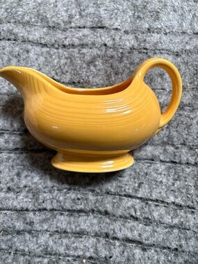 Vintage fiesta golden Yellow Gravy Boat